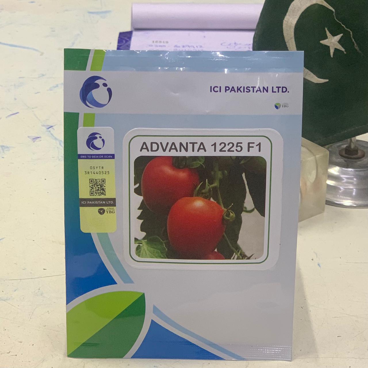Tomato Advanta 1225 F1 Ici Pakistan 10gm Vegetable Hybrid Seed ٹماٹر کے بیج Tomato Seed