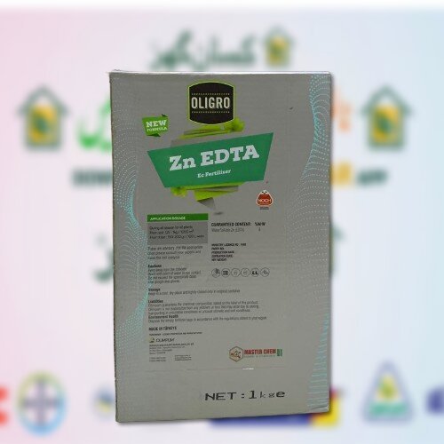 Zn EDTA 1KG EC Fertilizer Water soluble Zinc EDTA 8 Chelated Oligro Turkey Olimpum