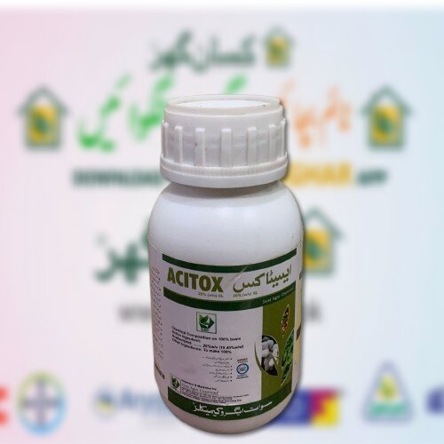 ACITOX 20SL 250ML Acetamiprid Liquid Insecticide for whitefly, jassids, aphids, leafminer, thrips, mites etc Swat agro