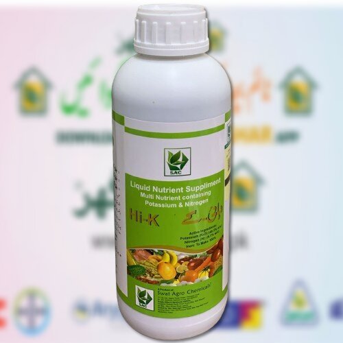 Hi-K 1Liter Liquid Nutrient Suppliment Multi Nutrient containing Potassium and Nitrogen Liquid Fertilizer Hik Hi k swat agro