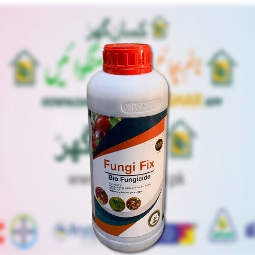 Fungi Fix 1Liter Organic Bio Fungicide Pseudo monas putida and bacillus subtilis CFU Natures shield for your Crop Green Pakistan Enterprises