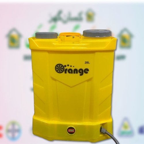 12v 20amp Electric Knapsack Battery Sprayer Double Pump Orange Pandora Charging Spray Machine Pesticide and Water Mixing Fan Inside 