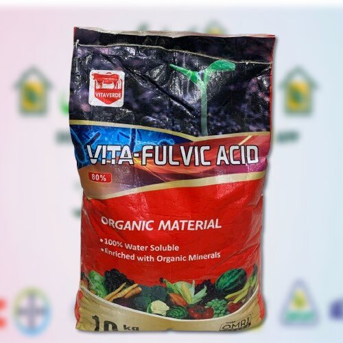 Fulvic Acid 80 Percent 10Kg Imported Bag Water soluble Enriched with organic minerals Vita Verde Fertilizers