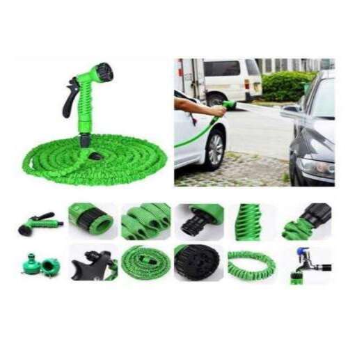 Hose Water Pipe For Garden & Car Wash 50 Ft - Green