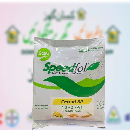 2nd Speedfol Cereal Speed Fol High K Cereal Sp Npk 13 3 41 + Te 1kg Soluble Fertilizer Sqm Swat Agro Chemicals Foliar Specialty Plant Nutrition Soluble Powder Sp  Speedfol Cereal Foliar Certified Solutions High Potash Witth Zn 6 B 2
