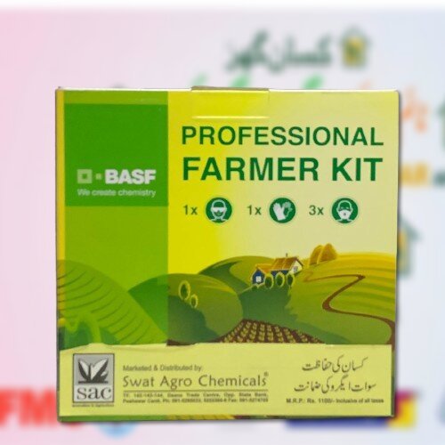 2nd Professional Farmer Spray KIT 1 Glasses 1 Gloves 3 Mask for spray man Swat Agro BASF we Create chemistry Farmer Kit Spray Kit Spray Man Kit