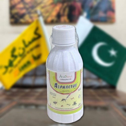 Alphacide 10sc 100ml Agrofena Alpha Cypermethrin For Mosquitoes, House Flies, Pissu, Sand Flies, Ants, Bed Bugs, Cockroaches, Termites And Dengue Approved by WHO ( World Health Organization of UNO ) Alpha cide