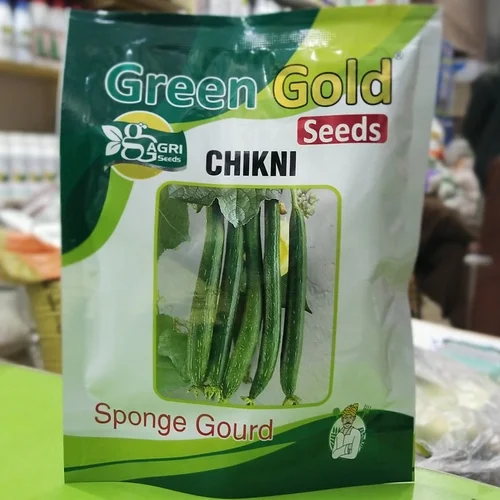 Sopnge Gourd Chikni 100gm Agritech Green Gold