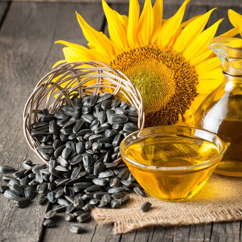 Natural Black Type Sunflower Seed, For Oil/cooking, Packaging Pp Bag 1kg