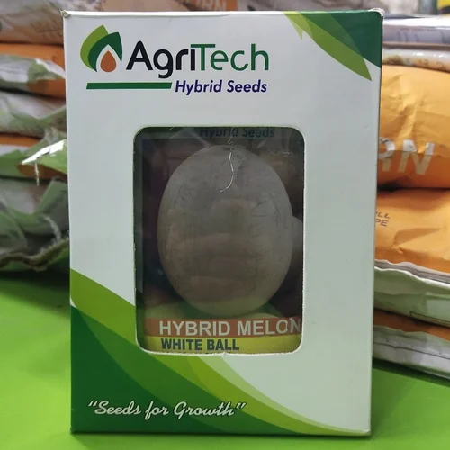 2nd Hybrid Melon White Ball F1 100gm Agritech Green Gold