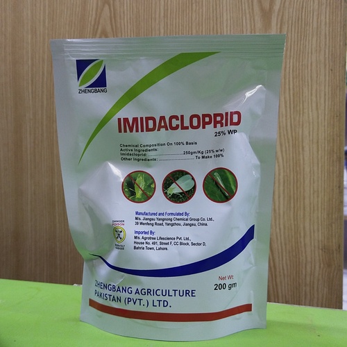 Imidacloprid 25WP 200gm Zhengbeng Pakistan for sucking insects and flies 